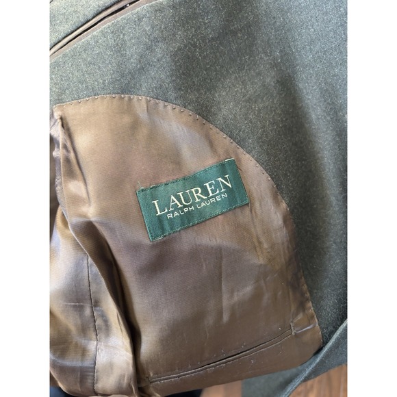 Lauren Ralph Lauren Sport Coat Men's 44R Brown Flannel - Picture 2 of 8